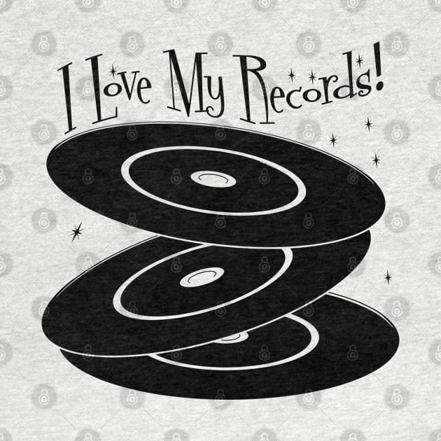 I Love My Records by skycloudpics